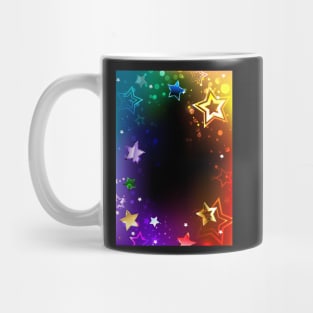 Rainbow Frame with Stars Mug